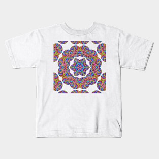 Sacred Geometric Mandala Kids T-Shirt